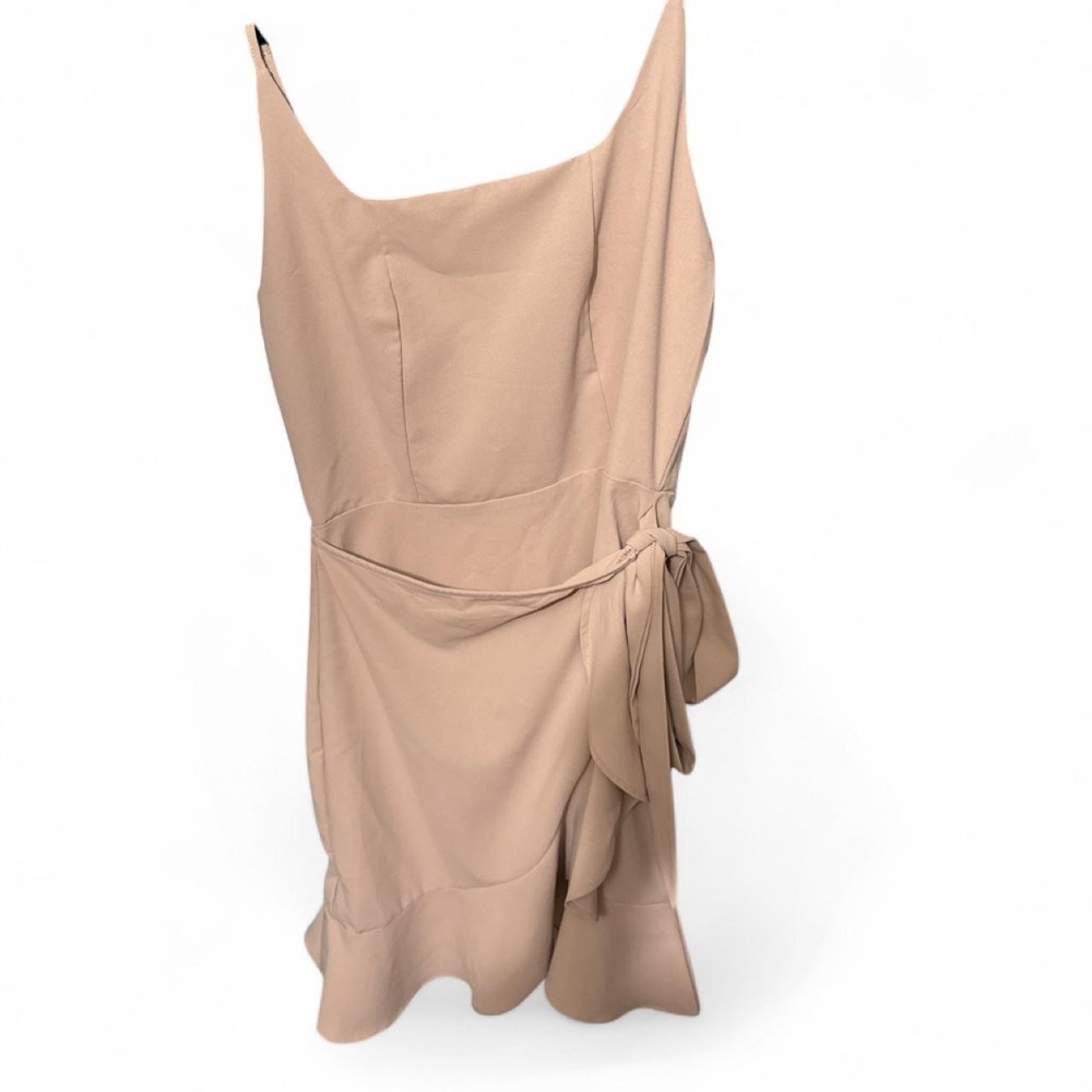 Tan mini dress